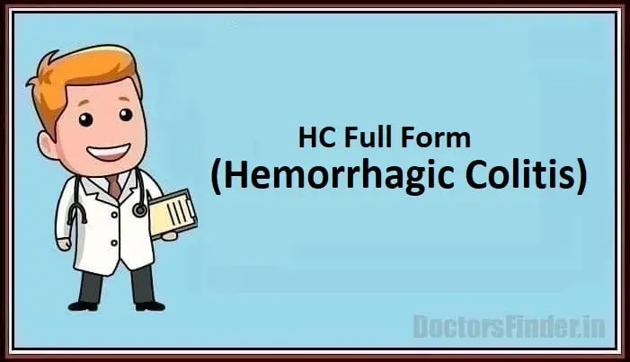hemorrhagic colitis