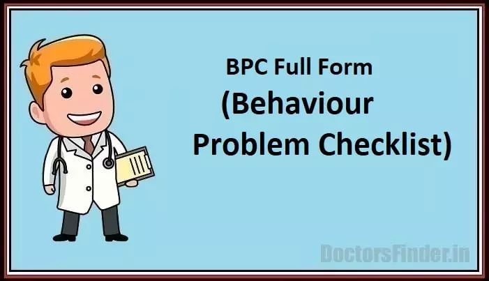 Behaviour Problem Checklist
