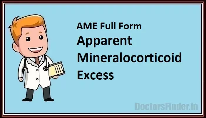 Apparent Mineralocorticoid Excess
