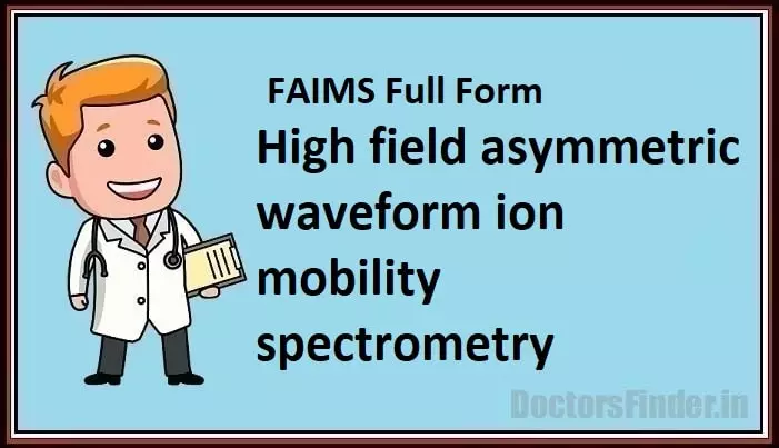 High field asymmetric waveform ion mobility spectrometry