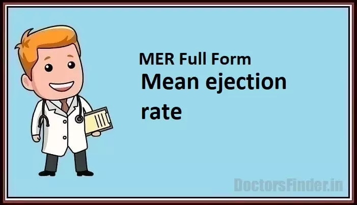 Mean ejection rate