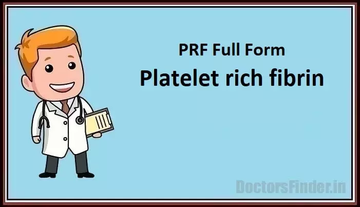 Platelet rich fibrin