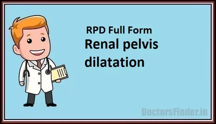 Renal pelvis dilatation