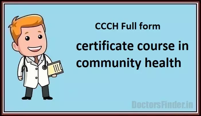 certificate course in community health